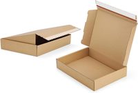Boîte à chaussures en carton kraft brun personnalisée avec logo d'usine, écologique, en carton ondulé, pour emballage de baskets, vente en gros, avec lamination mate en mousse