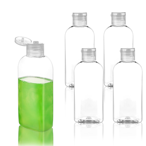 Bouteille de détergent à lessive transparente de 5000 ml de qualité supérieure, bouteille de savon liquide vaisselle en plastique pour la maison avec bouchon poussoir - Product Image 1