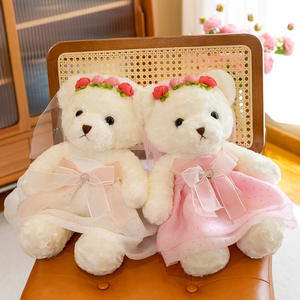 Osos de Peluche de Novios de Moda 2026, Juego de Peluches de Novios, Regalo Romántico para Recién Casados, Decoración para el Hogar de Bodas - Product Image 4
