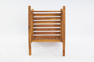 Modern Comfortable Wooden Acacia <b>Rocking</b> <b>Chair</b> <b>Cushion</b> Natural Elegant Durable for Poolside Front Porch Balcony Cozy - Product Image 6