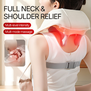 customization With Heat <b>Machine</b> Health Best Electric Shiatsu <b>Kneading</b> Cordless Full Body Use Neck and Shoulder Massager - Product Image 1