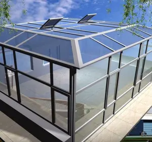 Modüler prefabrik dört mevsim solaryum içi boş güneş ev