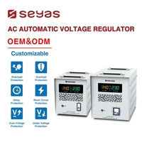 Régulateur de tension automatique (AVR) mural ultra-mince STABA de type relais AC 50Hz SVR-101-1000VA