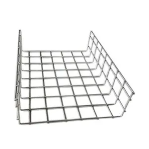 Shanghai supplier hot sell 5G fiber 150mm 200mm wire mesh cable tray hanging 316 304 HDG electrical Wire mesh cable tray