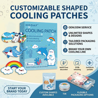 Patch rafraîchissant instantané en hydrogel, motif dessin animé mignon, doux pour la peau, vente en gros directe usine, pour activités de plein air des enfants et soins quotidiens estivaux