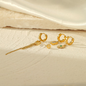Vente en gros de bijoux pour femmes 4pcs Set Mode Européenne ROXI S925 Acier Inoxydable Vintage Pierre Naturelle Élégant Chic 2025 Nouvelles Ailes - Product Image 4