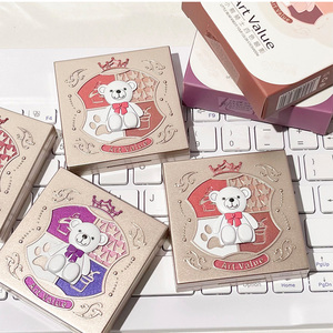 Palette Ombretti Quattro Colori Art Value Little Bear Knight, Confezione Cartoon, Pigmenti Shimmer Glitter e Opachi, Vendita all'Ingrosso - Product Image 2