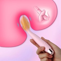 Vibromasseur puissant en forme de doigt pour débutantes, stimulateur du point G, baguette de massage vibrante pour femmes Dido