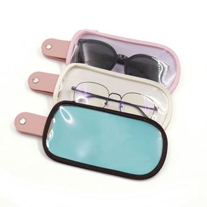 Transparent Sunglasses Organizer PVC Snap-On Glasses Bag Travel Shades Box Eyeglasses Storage Protective Case - Product Image 4