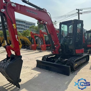 Лидер продаж, большая скидка, Подержанный мини-экскаватор Yanmar VIO60 по заводской цене, японский многочасовой Многофункциональный экскаватор - Product Image 4
