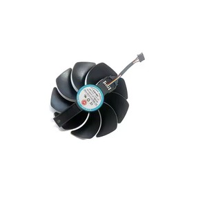 พัดลม4PIN กราฟิกการ์ด95มม. CF1015H12D/FD10015M12D สำหรับไพลิน RX <span class=keywords><strong>5600</strong></span> <span class=keywords><strong>XT</strong></span> 6G D6รุ่นแพลทินัม OC GPU อะไหล่ - Product Image 5