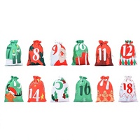 Ensemble cadeau en coton biologique et lin CM Christmas avec sac de rangement sécurisé imprimé en sérigraphie, logo personnalisé, origine Zhejiang