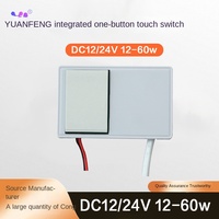 Interruptor Táctil Capacitivo para Espejo de Baño LED, DC12/24V, 12V 1A 12W, Alcance de Detección de 1-5mm, Material PC, Regulable, Venta al Por Mayor de Fábrica