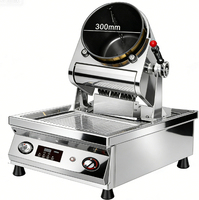 Robot de Cocina Eléctrico a Gas Automático Comercial de Acero Inoxidable con Capacidad de 5-8L y Función de Temporizador, Equipo de Cocina para Restaurantes