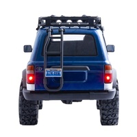 Coche RC FMS 1/10 Land Cruiser LC80 RS FCX10 PRO sin Escobillas, Control Remoto de 2.4 GHz, Eje Portal, Transmisión de Dos Velocidades, Diferenciales con Bloqueo