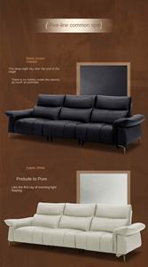 LAZBOY NUEVO GN. Sofá Funcional de Cuero Genuino de Tres Plazas con Relleno de Esponja Telescópico Eléctrico 1015 <span class=keywords><strong>Ode</strong></span> <span class=keywords><strong>to</strong></span> <span class=keywords><strong>Joy</strong></span> - Product Image 2