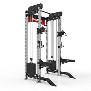 Half <span class=keywords><strong>Power</strong></span> <span class=keywords><strong>Rack</strong></span> Crossmax con Cable Crossover Stazione Multifunzione per Palestra Domestica e Commerciale - Product Image 2