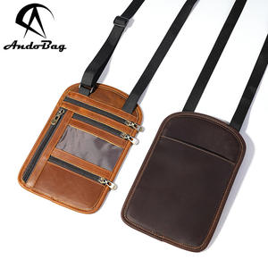กระเป๋าหนังแท้ AndoBag รุ่น 1019s สำหรับใส่พาสปอร์ต บัตรเครดิต บัตรประชาชน พร้อมสายคล้องคอ ป้องกันการโจรกรรมข้อมูล RFID - Product Image 2