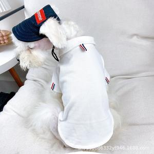 Camiseta de la marca POLO para mascotas, camiseta con cuello para perros pequeños y gatos, ropa para Teddy, <span class=keywords><strong>Schnauzer</strong></span> y gatos en primavera y otoño - Product Image 2