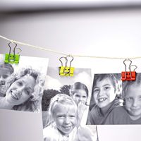 50 Piezas de Clips Metálicos de Colores de 19 mm con Caras Sonrientes para Oficina