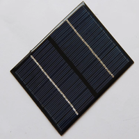Panel surya silikon polikristalin 1.5W, ukuran kecil 18V modul PV sel surya 115*90MM untuk halaman cahaya Pendidikan Kit PERC