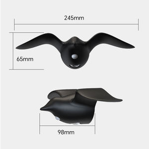 Lampe de nuit LED en forme de mouette rechargeable par USB, 3 couleurs, gradation progressive, lampe murale magnétique sans fil pour chambre à coucher, couloir - Product Image 2
