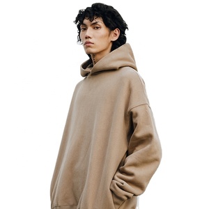 Sudadera con capucha para hombre, sin cordón, de peso pesado, lisa, al por mayor, estilo streetwear - Product Image 1