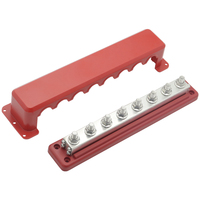 Bloc de distribution d'alimentation CC robuste 12-48V 600A avec barre omnibus et écrous à bride dentelée pour camions, voitures et systèmes solaires hors réseau