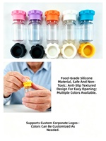 Capuchon en silicone réutilisable pour flacon de pénicilline de 3 ml et 5 ml