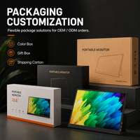 Écran externe portable personnalisable de 15,6 pouces FHD 1080P IPS Type C Mini pour Xbox Ps5 Switch Gaming Laptop