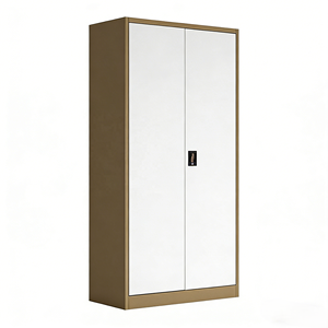 Sturdy Durable Modern 4-Door Steel Printed Lockable <strong>Wardrobe</strong> <strong>with</strong> 2 <strong>Mirrors</strong> 2 Drawers Hanging Rail for Bedroom Organization - Product Image 3
