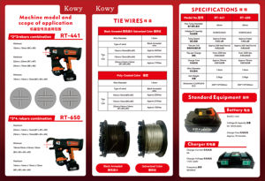 Kowy RT-441 Máy buộc thép cốt thép Cặp song sinh hoàn toàn tự động mới nhất - Product Image 5