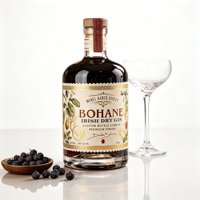 Étiquettes de vin rouge brillantes de haute qualité personnalisées, imperméables, autocollantes, avec logo privé en feuille d'or, en rouleaux