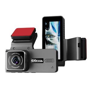 กล้องติดรถยนต์4K <span class=keywords><strong>3</strong></span>นิ้วกล้อง2ตัว4K กล่องสีดำเครื่องบันทึกการขับขี่สำหรับรถแท็กซี่รถยนต์ระบบ DVR ตรวจสอบที่จอดรถแบบคู่หน้าและหลัง - Product Image 2