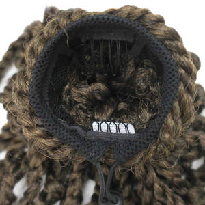 Extension capillaire en Fiber synthétique, <span class=keywords><strong>queue</strong></span>-<span class=keywords><strong>de</strong></span>-<span class=keywords><strong>cheval</strong></span> tressée par cordon <span class=keywords><strong>de</strong></span> serrage, accessoire <span class=keywords><strong>de</strong></span> mode pour femmes noires, vente en gros - Product Image 3