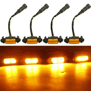 LKT Hot-sell Automotive Grille Mesh Yellow LED Daytime Running <strong>Light</strong> for Cargo Vehicles - Decorative Warning <strong>Light</strong> <strong>Modification</strong> - Product Image 6