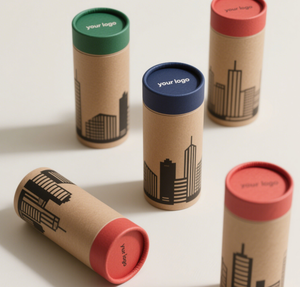Custom Biodegradable Cardboard Lip Balm Tube, Wholesale Round Kraft <b>Paper</b> <b>Packaging</b> Container - Product Image 4