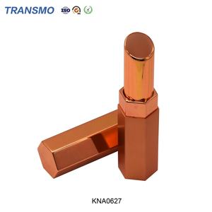 Flacon de rouge à lèvres en verre mat rose, tube vide pour rouge à lèvres, emballage rond pour rouge à lèvres, flacon de baume à lèvres mat - Product Image 5