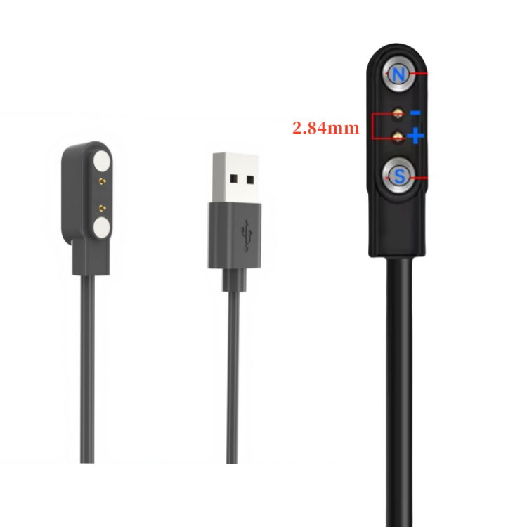 Negro-2 pines 2,84 mm N-+S