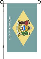 Drapeau imprimé 100 % polyester, neuf, de l'État du Delaware (États-Unis), simple face, 3 pieds x 5 pieds, vente en gros