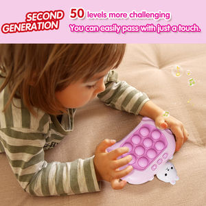 Jouets anti-stress lapin mignon les plus vendus pour enfants, jeu rapide de poussée, jouet pop fidget pour enfants - Product Image 2