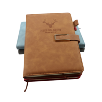 Panners et cahiers organisateur reliure à anneaux business budget planificateur couverture matériel bloc-notes papier cadeau personnalisé 2024 A5 cuir PU