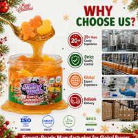 Kerst Slime Snoep Pot Leuk Grappig Snoep Cadeau Bulk Snoep Groothandel OEM Private Label Snacks Gooey Gummy