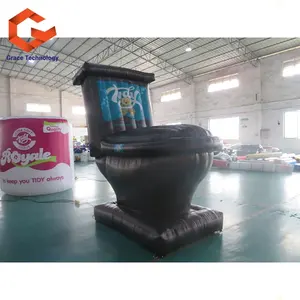 Giant Inflatable Potty Model, Customized Outdoor Inflatable Toilet Balloons For Advertising