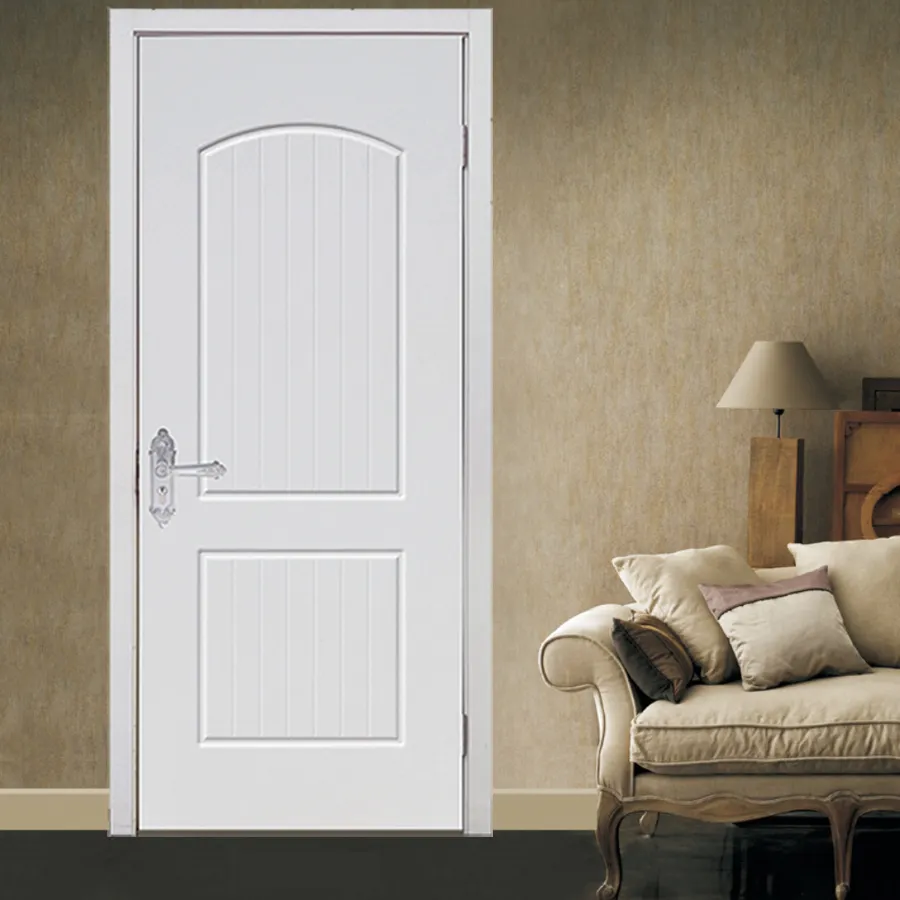 Diseño moderno mercado Isreal impermeable Interior hueco otras puertas de polímero baño dormitorio WPC puerta con marco de puerta