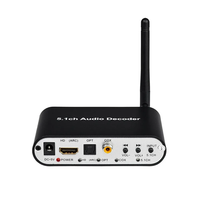 Carte de décodage audio 5.1 avec entrée USB, optique, coaxiale et HD ARC pour système de son home cinéma
