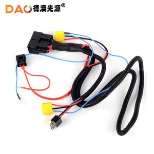Dac Car Led Light Retrofit Kit <b>H4</b> Wire Harness With Ceramic Connector For Auto Lighting Upgrade - Product Image 3