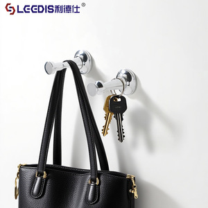 Lideshi Brass Wall <b>Hooks</b> Round Modern Rust Resistant Single <b>Hook</b> For <b>Bathroom</b> Entryway Toilet Door Mounting - Product Image 2