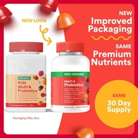 Gommes multivitaminées pour enfants, oméga 3, vitamines D3, C, B12, B6, vitamine A, K et zinc, sans gluten, trois saveurs de fruits