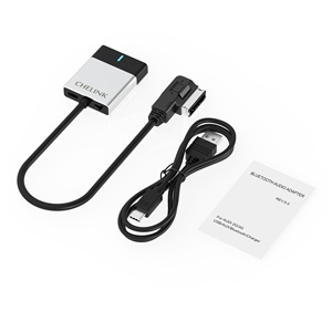 Adaptador Universal de Audio Blue-Tooth para Audi AMI MMI + <span class=keywords><strong>Mercedes</strong></span>-Benz interfaz de música tres en una función USB Aux Trinity Cable - Product Image 1